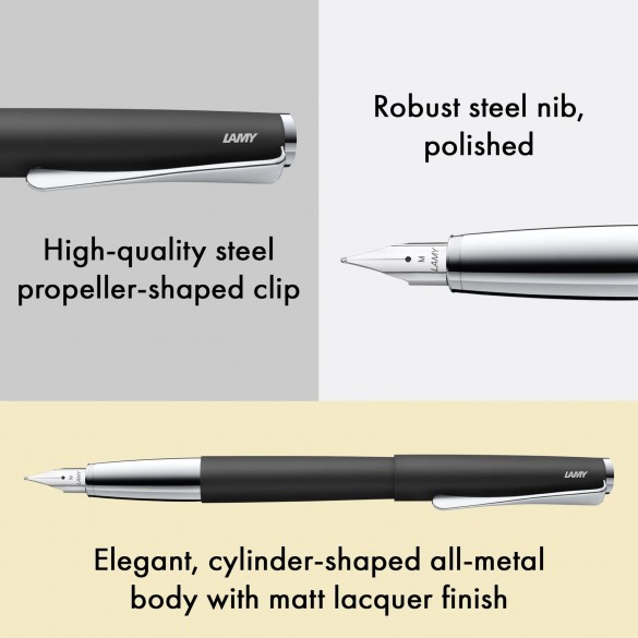 LAMY Studio Stilografica Black