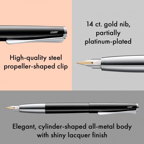 LAMY Studio Stilografica Piano Black