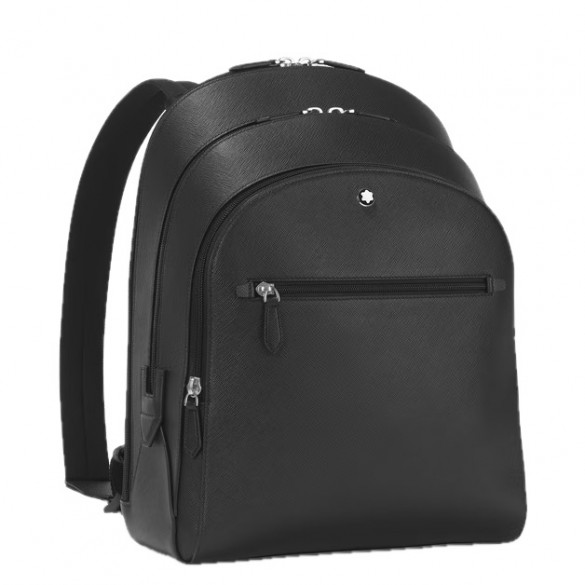 MONTBLANC Zaino modello medio con 3 compartimenti in pelle Sartorial